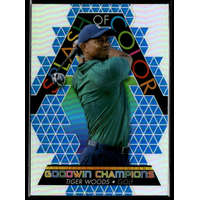 Upper Deck 2022-23 Upper Deck Goodwin Champions Splash of Color Platinum Rainbow Blue #SCP20 Tiger Woods