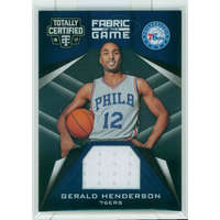 Panini 2016-17 Totally Certified Fabric Of The Game #25 Gerald Henderson MEM