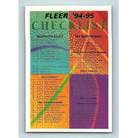 Panini 1994-95 Fleer Checklist #240 Checklist