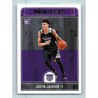 Panini 2017-18 NBA Hoops Base #265 Justin Jackson RC