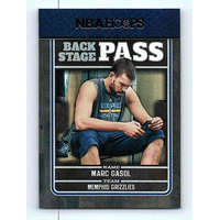 Panini 2017-18 NBA Hoops Back Stage Pass #7 Marc Gasol