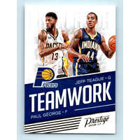 Panini 2016-17 Panini Prestige Teamwork # 19 Paul George/Jeff Teague