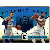 Panini 2017-18 Panini Essentials Dynamic Duos # DD-14 Andre Drummond/Blake Griffin