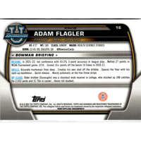 Topps 2022-23 Bowman Chrome University Refractors #16 Adam Flagler