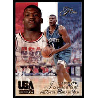 Flair 1994-95 Flair USA Weights and Measures #38 Larry Johnson