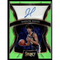 Panini 2019-20 Panini Select Rookie Signatures Prizms Neon Green #RS-JXH Jaxson Hayes