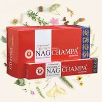 Vijayshree (Golden) Golden Nag Champa Indiai Füstölő (15gr)