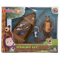 SimbaToys Mása és a medve horgászcsónak játékszett - Simba Toys
