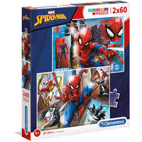 Clementoni Marvel Pókember Supercolor 2 az 1 ben Supercolor puzzle 2 x 60 db-os Clementoni