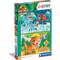Clementoni Jurassic World 2 x 20 db-os Supercolor puzzle Clementoni