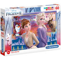 Clementoni Jégvarázs 2 Elza és Anna Supercolor puzzle 60 db-os Clementoni