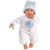 Llorens Llorens: Cuquito 30cm-es síró baba oroszlános ruhában