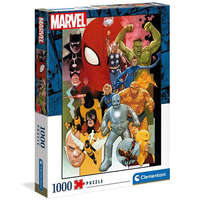 Clementoni High Quality Collection: Marvel szuperhősök 80-as évek 1000db-os prémium HQC puzzle 69x50cm - Clemen