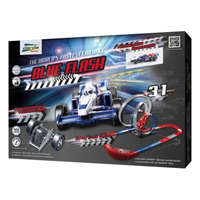 LENA Darda: Blue Flash 3 az 1-ben pályaszett Formula kék hátrahúzható pályaautóval