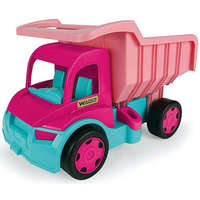 Wader Gigant truck rózsaszín óriás Dömper 150 kg-os teherbírással – Wader