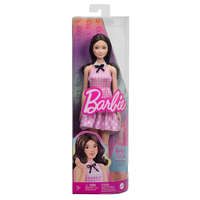 MATTEL Barbie: Fashionista stílus baba színes, kockás ruhában - Mattel