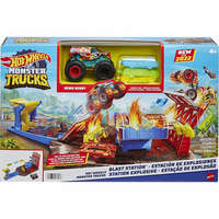 MATTEL Hot Wheels: Monster Trucks Zúzda parkoló játékszett