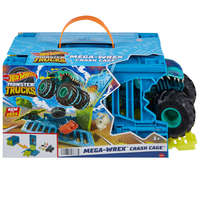 MATTEL Hot Wheels Monster Trucks Mega-Wrex Crash Cage pályakészlet