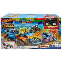 MATTEL Hot Wheels: Monster Truck Live Aréna - Színváltós 5 Alarm Rescue játékszett - Mattel