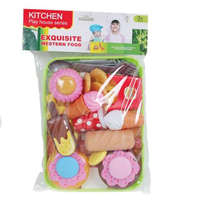 MagicToys Étel szett fánkkkal Hot-Dog-al