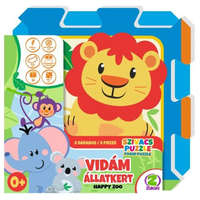 Zikin Happy Zoo – Vidám Állatkert szivacs puzzle