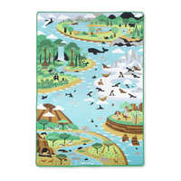 Melissa & Doug Melissa & Doug, játszószőnyeg 200x150 cm, állatok élőhelyei