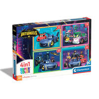 Clementoni Clementoni Puzzle 104 db Supecolor 4 az 1-ben - Batwheels