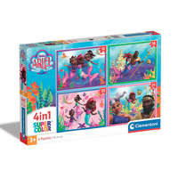 Clementoni Clementoni Puzzle 104 db Supecolor 4 az 1-ben - Ariel