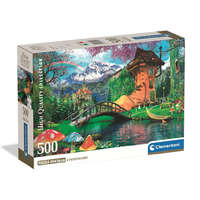 Clementoni Clementoni Puzzle 500 db High Quality Collection Compact - A régi viskó