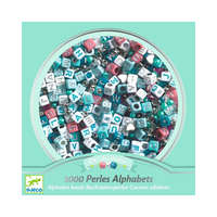 Djeco Djeco Alphabet beads - Betű gyöngyök ékszerkészítő, ezüst