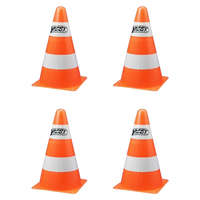 Hausmann Közúti jelzőbója 4 db-os játékszett, fehér-narancs, 23 cm