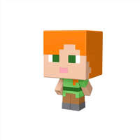 Mattel Minecraft Mini Mob fej - Alex (HDV60/HDV75)