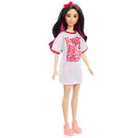 Mattel Barbie Fashionista barátnők stílusos divatbaba - 65. évfordulós baba oversized pólóruhában
