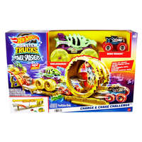 Mattel Hot Wheels Monster Trucks Power Smasher hajsza pályaszett
