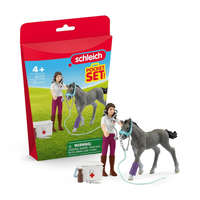 Schleich Schleich 42752 Pocket Set - Horse Club Gondozás szett Trakehner csikóval