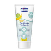 CHICCO Fogkrém alma-banán ízesítéssel fluoriddal 50ml, 6-24 hónapos korig