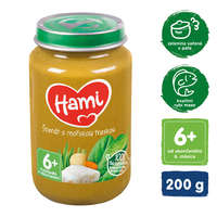 HAMI Spenót tengeri tőkehallal (200 g) - hús-zöldség alapú bébiétel