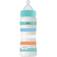 CHICCO Well-being szilikon cumisüveg 330 ml fiú