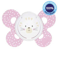 CHICCO Physio Comfort szilikon cumi 6-16 hónapos lányoknak - macska 1 db