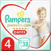 PAMPERS Premium Care Pants Bugyipelenka egyszer használatos 4 (9-15 kg) 38 db