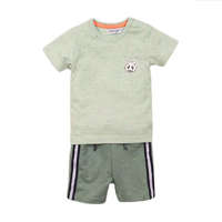 DIRKJE 2 részes szett kr. nadrág 86 Light Sage+Sage Melange