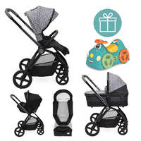 CHICCO Kombinált babakocsi Mysa 3 az 1-ben Charming Grey + Chicco All around futóbicikli INGYEN