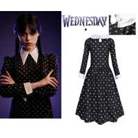 Italy Moda Wednesday Addams gyerek ruha (104/110)