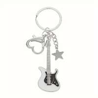 Saját Gitáros kulcstartó,basszus gitáros kulcstartó,táskadísz