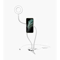 Apexel FL04 2in1 Mobil Asztali Tartó & Ring-LED Lámpa - Okostelefon & Ringhlight Asztali Rögzítő Vlog / Video/ Sminkeléshez