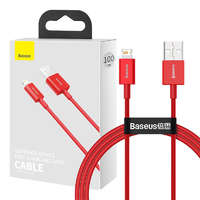BASEUS Baseus USB-kábel a Lightning Superior sorozat, 2,4A, 1m (piros)