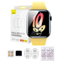 BASEUS Baseus NanoCrystal védőfólia Apple Watch 4/5/6/SE/SE 2, 44mm, 2db, - rögzítőkészlettel (átlátszó)
