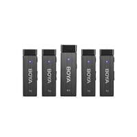 BOYA BOYA BY-W4 Ultra-kompakt 2.4GHz Mikrofon Kit (3.5mm/ Apple iOS/ iPhone Lightning csatlakozóval) | 4+1