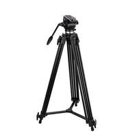 CARUBA Caruba Videostar 177 Pro Video Tripod/ Állvány + Video Fluid Fej - 177cm