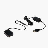 FOTGA Panasonic DMW-BLC12E akkumulátor adapter - BLC12 USB folyamatos töltő akkumulátor